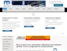 Tablet Screenshot of more-control.com
